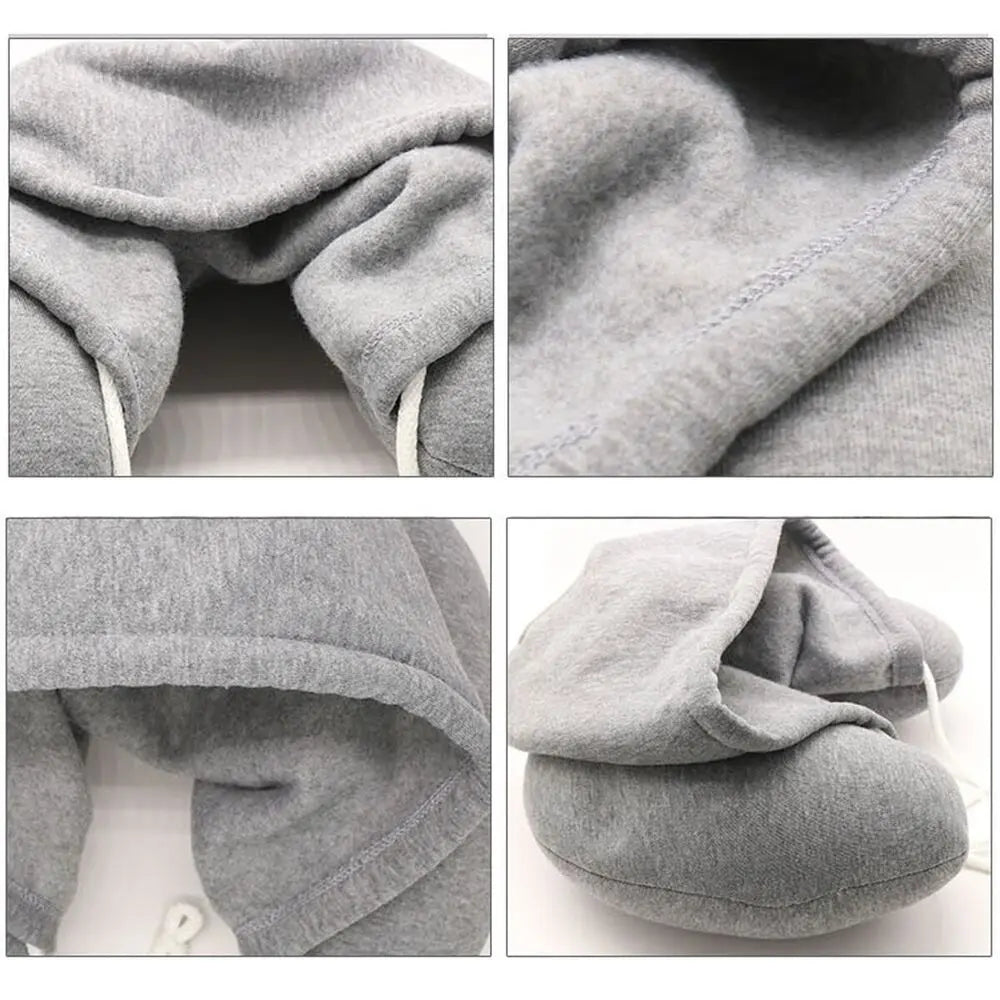 Hooded Neck Travel Pillow