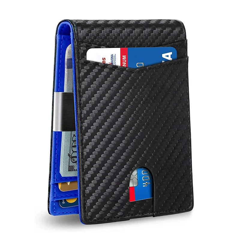 Rfid Leather Slim Card Wallet