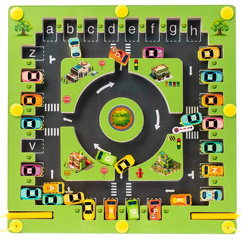 Magnetic Alphabet Maze Board