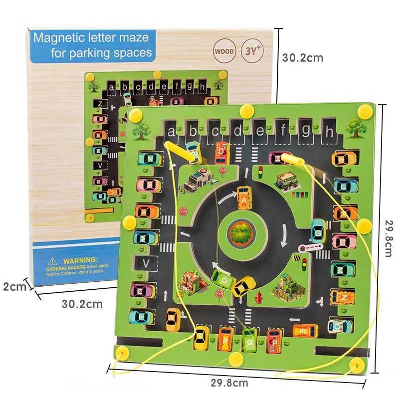 Magnetic Alphabet Maze Board