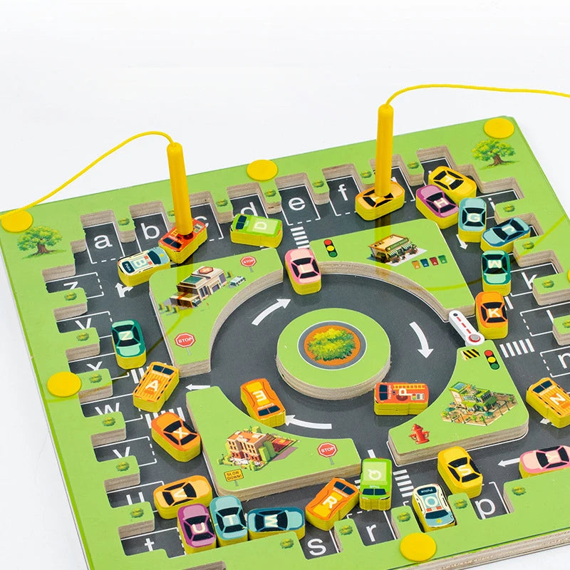 Magnetic Alphabet Maze Board